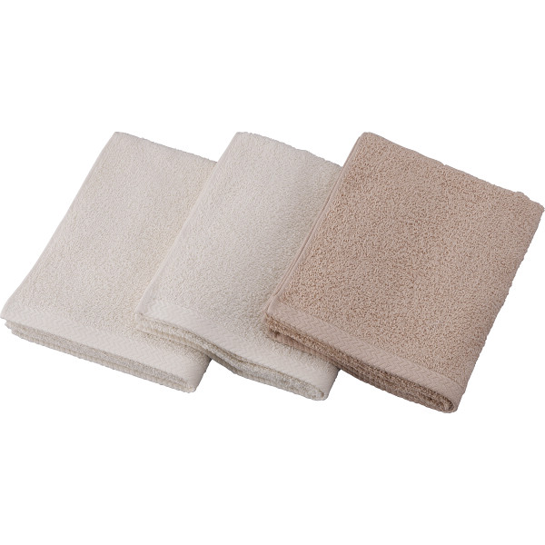 泉織　極吸水タオル　フェイスタオル３枚セット