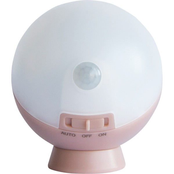 てのりまんまるセンサーライトシャビーピンク