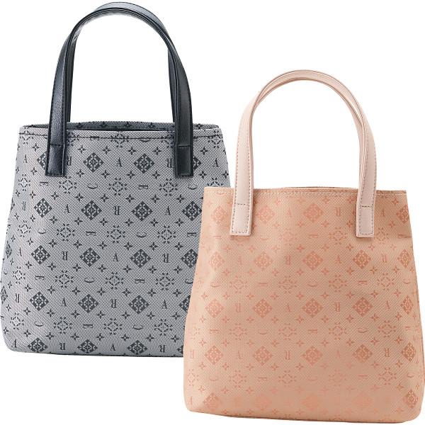 クレアトラベラー　ミニトート２個セットブラック＆ピンク