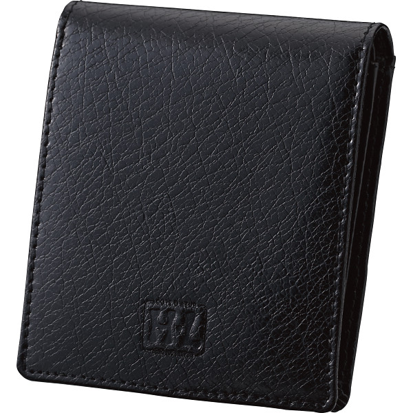 アッシュエル 二つ折り財布ブラック