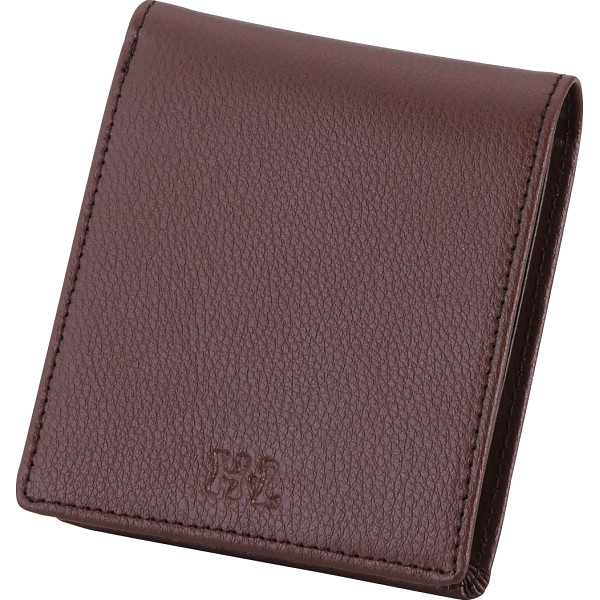 アッシュエル メンズ折財布ブラウン