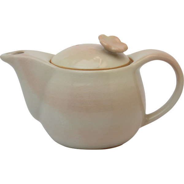 萩焼　ポット急須　華（茶コシ付）