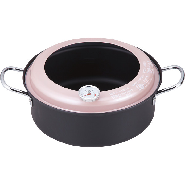 ラテラッテ 温度計付天ぷら鍋（２２ｃｍ）