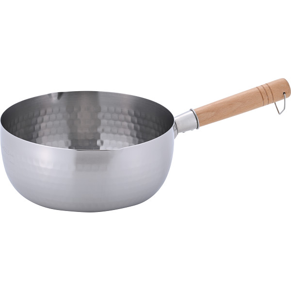 ステンレス雪平鍋（２２ｃｍ）目盛付