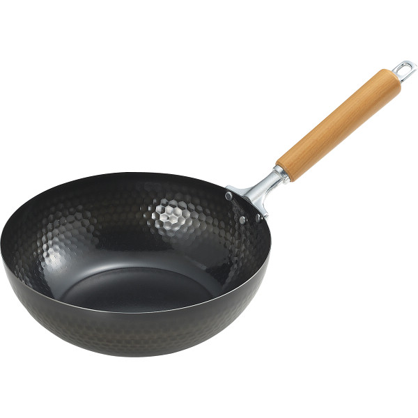 スゴ軽 槌目鉄炒め鍋（２４ｃｍ）