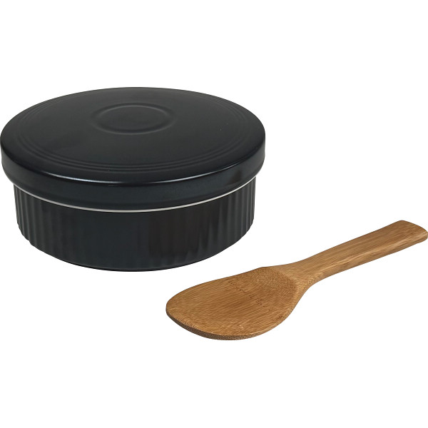 波佐見焼　しゃもじ付陶製おひつ（１．５合）