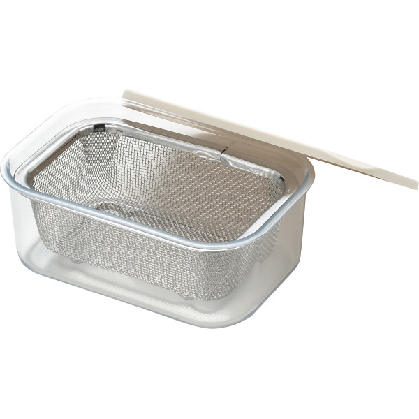 レンジ対応保存容器 ザル付