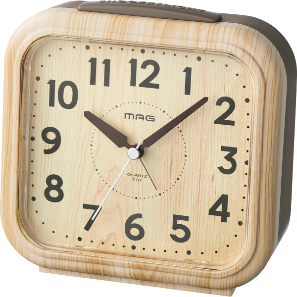 ＭＡＧ　電子音目覚まし時計グレイン