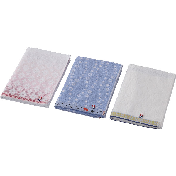 柄おまかせ（今治タオル）フェイスタオル３枚セット