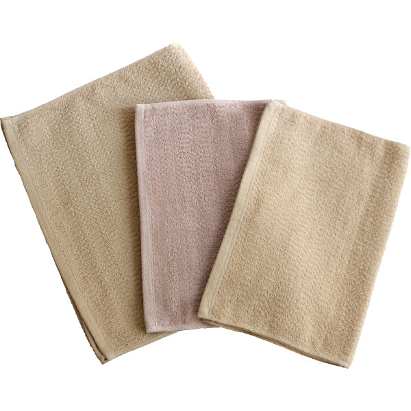 くらし想い　オーガニックコットン　スリムバス・スリムフェイスタオルセット