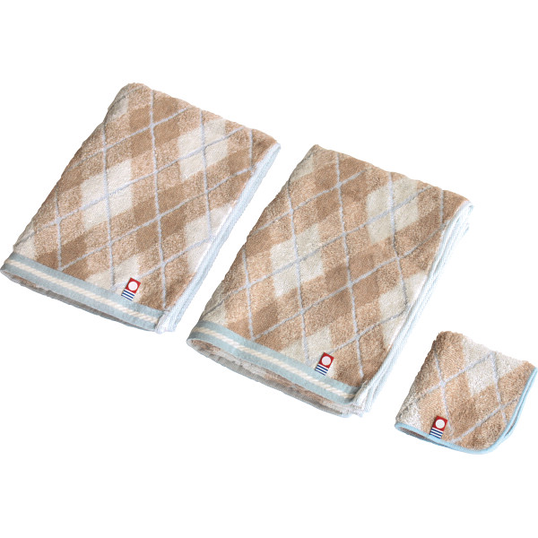 今治スイート＆チェック　フェイス・ミニタオルセット