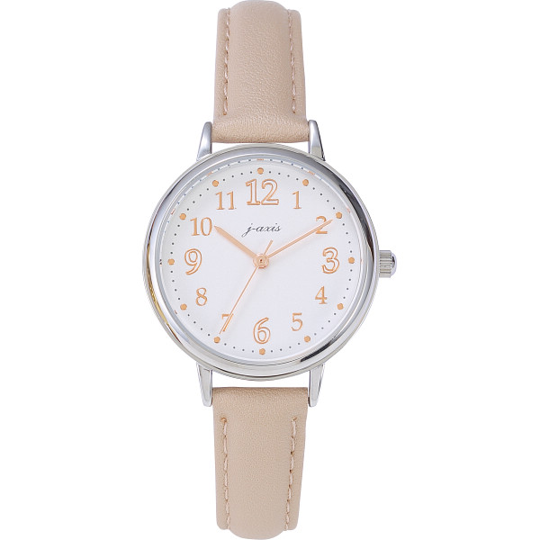 レディースウオッチベージュ