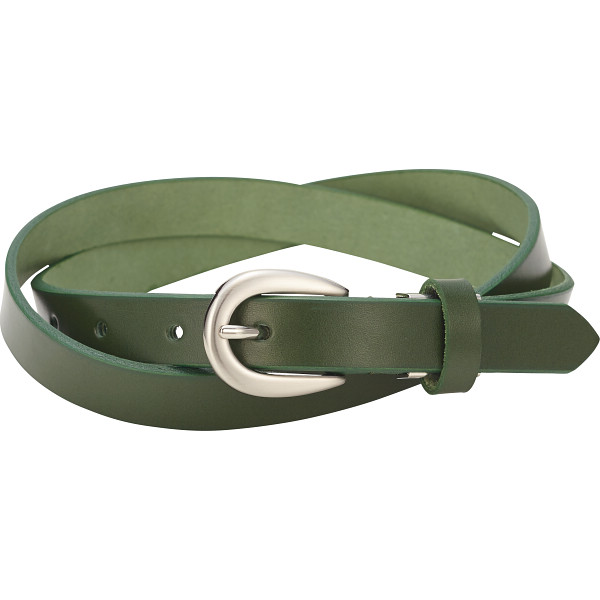 革工房いんのしま レディースベルトグリーン