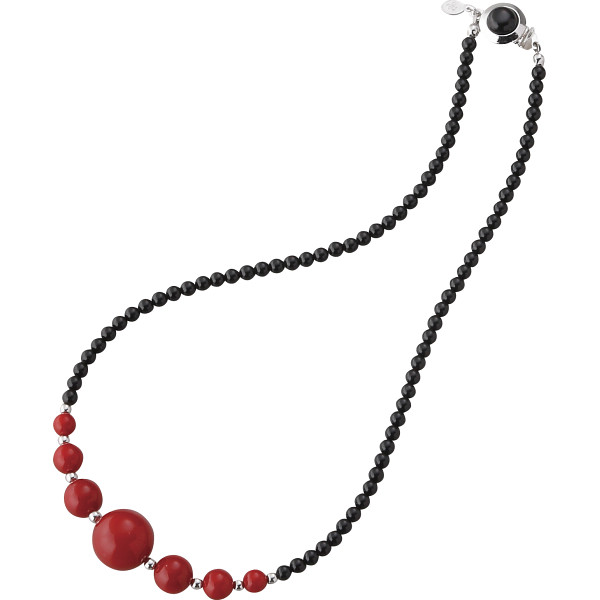 ユミジェンヌ 珊瑚風ネックレス