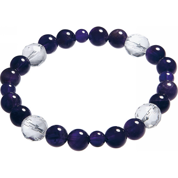 ヴィクトリアンローズ パワーストーンブレスレットアメジスト