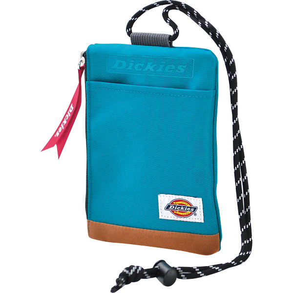 ディッキーズ　ネックポーチブルー