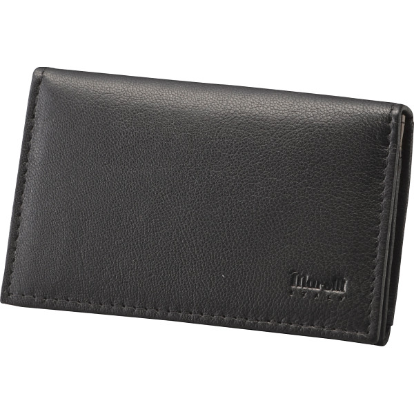 マレリー 名刺入れブラック／グレー