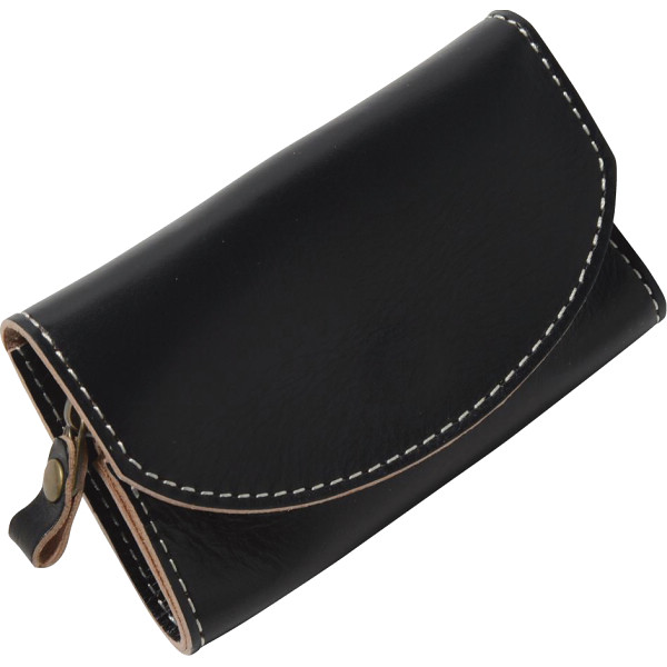 ｍ，ｉ，ｕ，ｏ．ｊ ヌメ革 小銭入れブラック