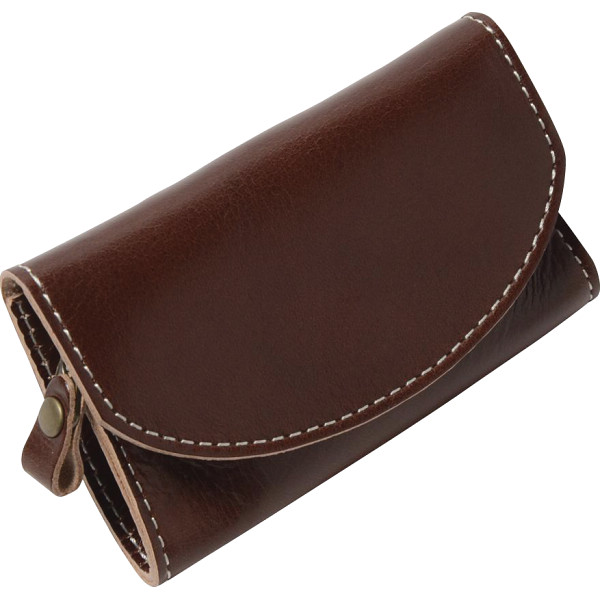 ｍ，ｉ，ｕ，ｏ．ｊ ヌメ革 小銭入れチョコ