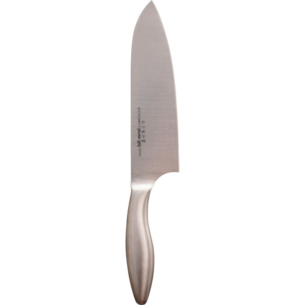 濃州孫六作 フルメタル三徳包丁