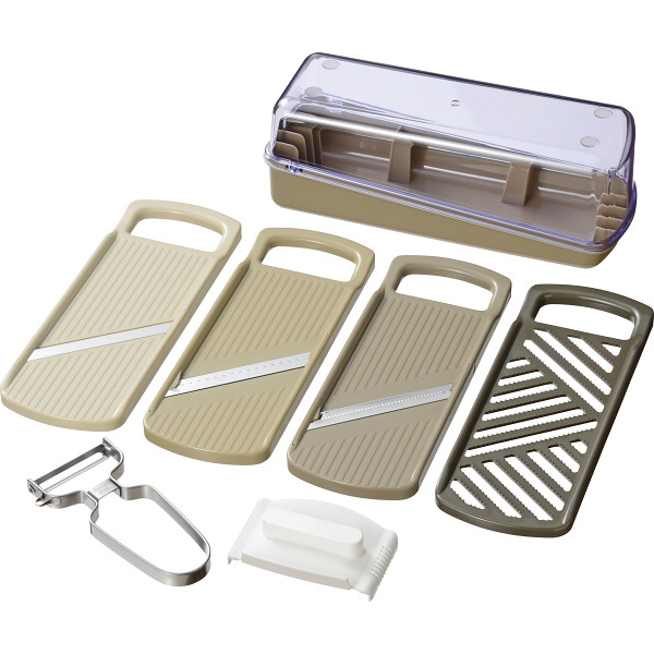 モットプラス　マルチスライサー＆ステンレスピーラーセット