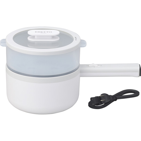 エレット　蒸し器兼用電気片手鍋１８ｃｍ