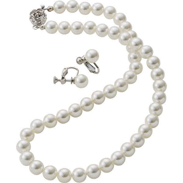 セ・ルーアン 貝パールセットホワイト