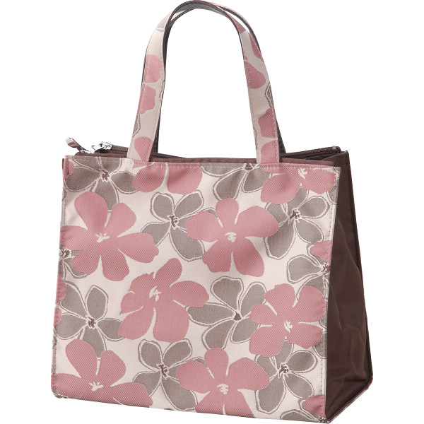 桐生織ジャガード手さげローズ