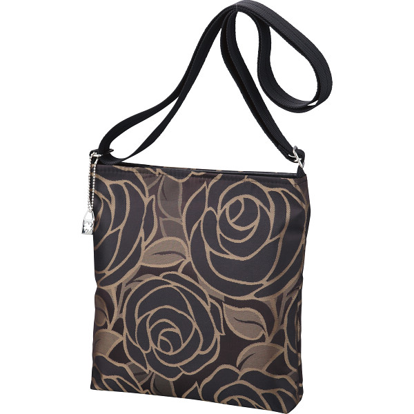 桐生織ジャガードショルダーブラック