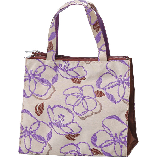 桐生ジャガード手さげラベンダー