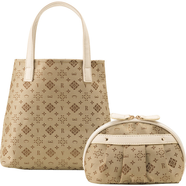 クレアトラベラー　ポーチ＆ミニトートゴールド