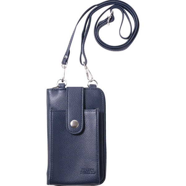 フランコフェラーロ お財布ポシェットネイビー