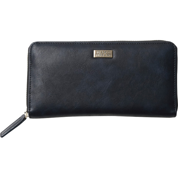 フランコフェラーロ 長財布ネイビー