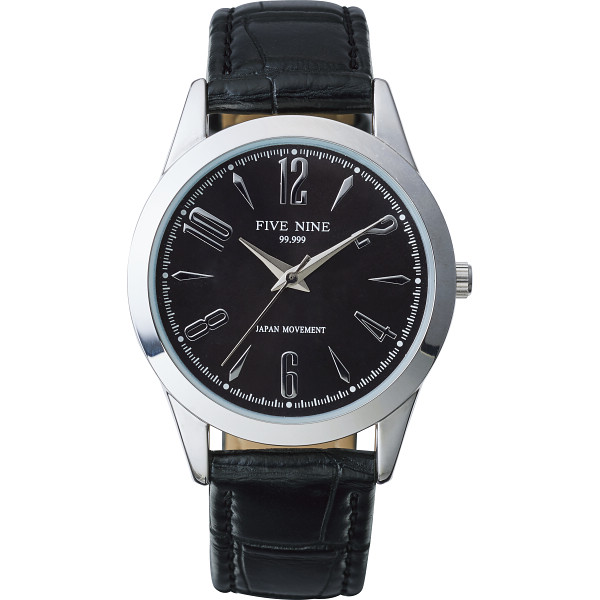 ファイブナイン　メンズ腕時計ブラック