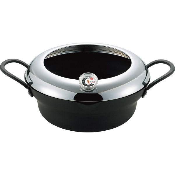 温度計付天ぷら鍋（２４ｃｍ）