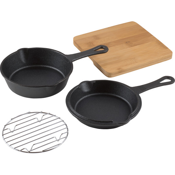 へビーズ 鉄スキレットセット（敷板付）
