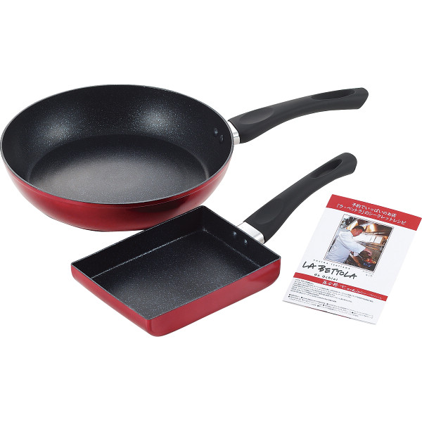 ラ・ベットラ マーブルフライパン（２６ｃｍ）＆玉子焼セット