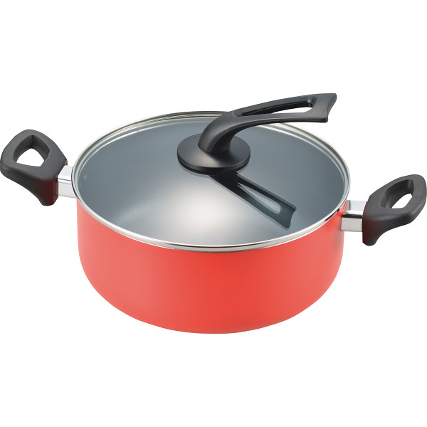 エステル アルミ両手鍋（２４ｃｍ）