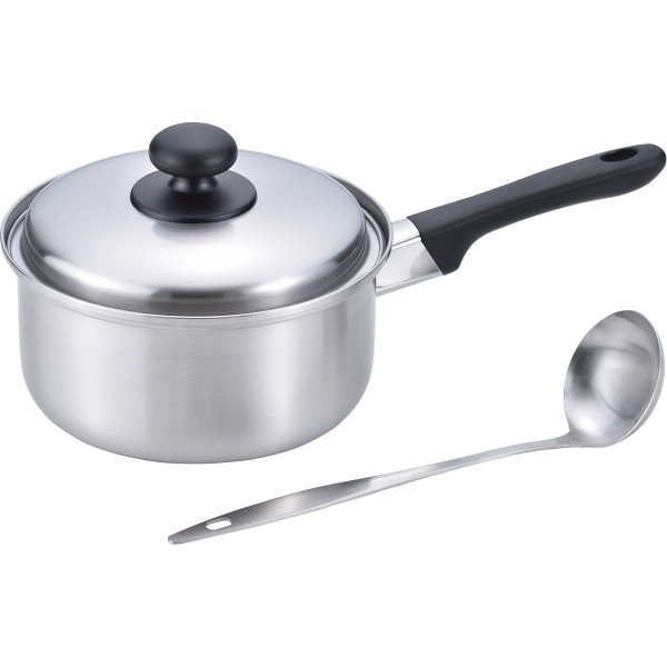 燕三 片手鍋（１８ｃｍ）お玉付