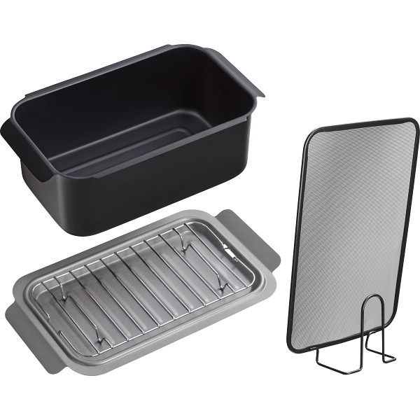 ポコフリット　ＩＨ対応角型揚げ鍋２点セット