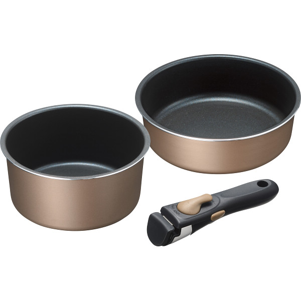 ブラナーノII 着脱ハンドル鍋２点セット