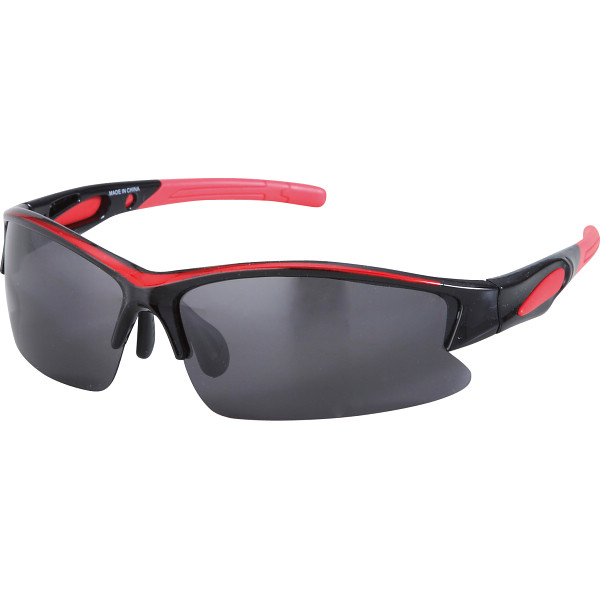 スポーツサングラスメタリックレッド・ブラック