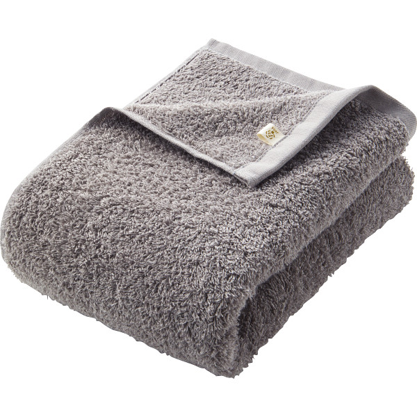 グランフランセヌーベル　オーガニックコットン　ロングパイル　バスタオルグレージュ