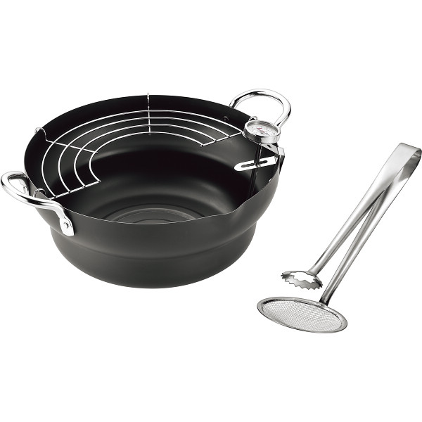 燕熟の技 天ぷら鍋（２４ｃｍ）