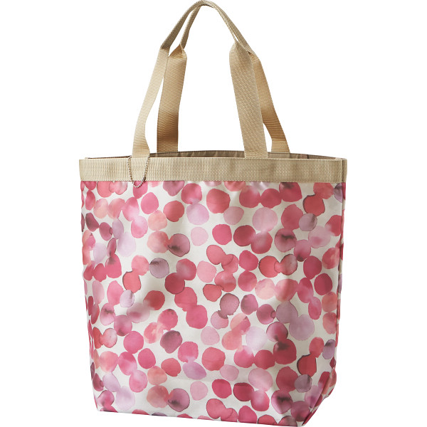 日本製オーガンジーエコバッグピンク