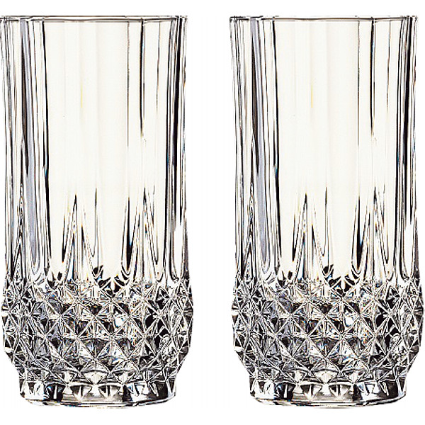 クリスタルダルク ロンシャン ペアハイボールグラス