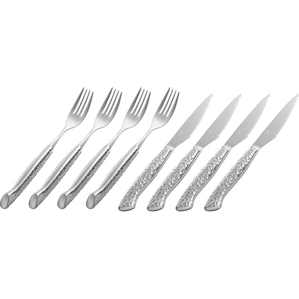 燕熟の技 ステーキナイフ＆フォーク８本セット