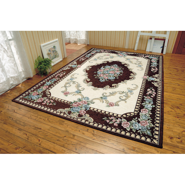 イタリア製ゴブラン織カーペットブラウン