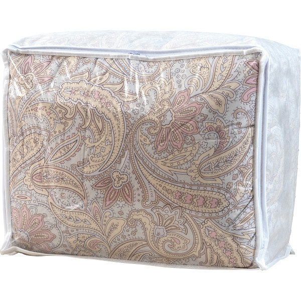 プレミアムゴールドラベル　羽毛掛けふとん（ダウン９３％）ピンク系