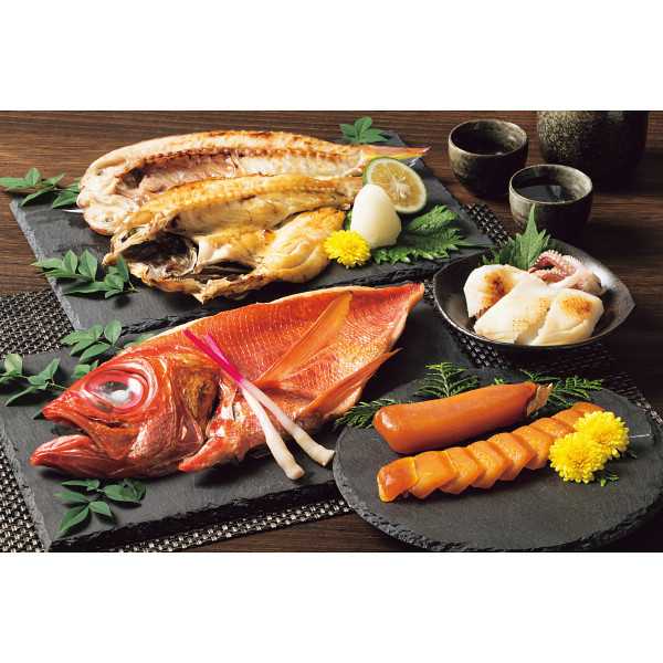 からすみと干物セット